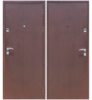 Дверь Стройгост 7-2 металл/металл